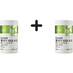 Mint Proteinpulver OstroVit 2 x Clear Whey Isolate 400g Cucumber and Mint