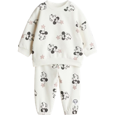 Disney Survêtements H&M Sweatshirt-Set Mit Print - Weiß