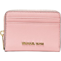 Michael Kors Jet Set Travel Medium Saffiano Leather Wallet - Pink