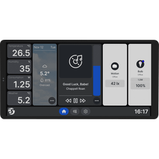 Smart home styreenheder Shelly Wall Display X2 Black