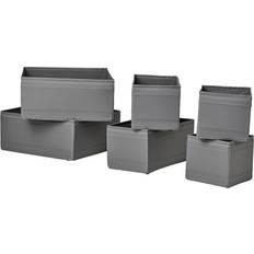 IKEA Skubb Dark Gray Opbevaringsboks 6stk