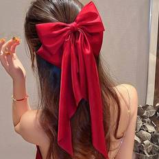 Shein 1pc Oversized Red Bow Hair Clip