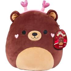 Squishmallows 10" Omar The Bear Officially Licensed Kellytoy Valentine's Day Plush Collectible Soft & Squishy Bear Stuffed Animal Toy Add to Your Squad Gift for Kids, Girls & Boys 10 Inch