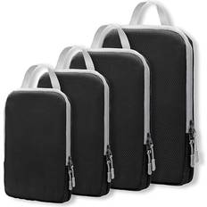 Double-stitched Compression Travel Packing Organiser 4 Pcs