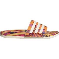 Orange Slides adidas Adilette Comfort Sandals - Bright Orange