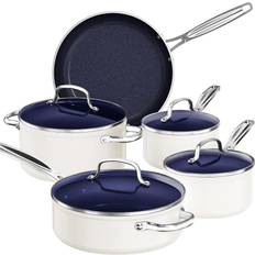 NuWave 9pc Healthy Duralon Cookware Set with lid 9 Parts
