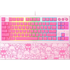 Razer ornata v3 Razer Ornata V3 TKL Gaming Keyboard 8-Zone RGB Hello Kitty Friends Edition