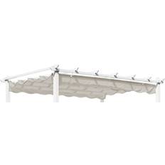 Tag pavillon Hillerstorp Skanör Pergola Tag Sand 300 x 400 cm 4x3 m