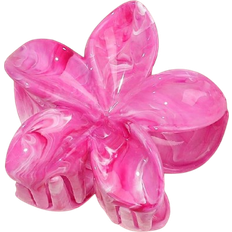 Women Hair Clips Shein Transparent Acrylic Flower Tie-Dye Hair Clip