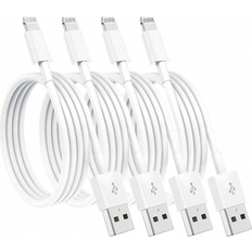 Shein Packs Apple Charging Cables ft IPhone Chargers CableUSB To Lightning Fast IPhone Charging Cord Compatible With Iphone ProMax XXSXRXS Max IpadWhite