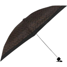 Compact Umbrellas Coach Uv Protection Signature Mini Umbrella Brown (One Size)