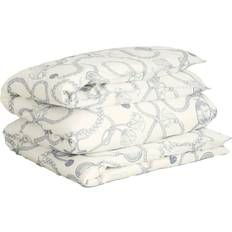 Gant Home Sailing Bettdeckenbezug 220x220 cm Bettbezüge Baumwolle Eggshell Bettbezug Beige, Blau (220x220cm)