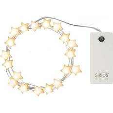 Sirius Ally Star Clear/White Lyskæde 20 Pærer