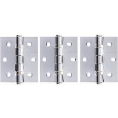Ball Bearing Hinge Polished 3mm FD130 pack of 3 Silver