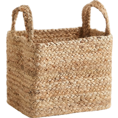 H&M Liten Oppbevaringskurv I Jute Beige Kurv 26cm