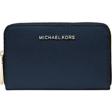 Michael Kors Jet Set Small Zip Around Card Case - Navy