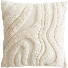 H&M Mönstrat Kuddfodral i Bomull 50x50 Beige Kuddöverdrag Beige (50x50cm)