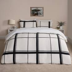 Bedding set OHS Check Bedding Set King Duvet Cover Black, Natural (230x220cm)