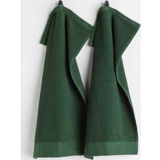 H&M 2-pack I Bomullsfrotté 30x50 - Grønn Gjestehåndkle Grønn (50x30cm)