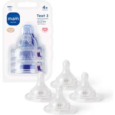 Mam Teat For Bottle 3 Fast Flow 4s