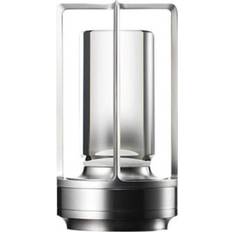 Aluminiums Krystal LED Sølv Bordlampe 17.5cm