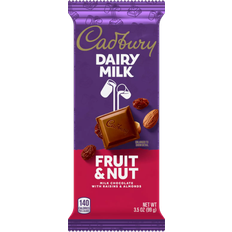 Cadbury Confectionery & Cookies Cadbury Dairy Milk Fruit & Nut Chocolate Candy Bar 3.5oz 3.5oz