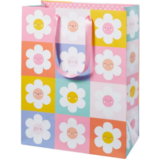 Birthday supplies Spritz Daisy Checkers Medium Birthday Gift Bag