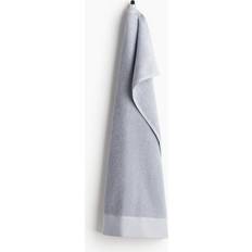 H&M Cotton Terry Hand 50 x 70 Guest Towel Blue (70x50cm)