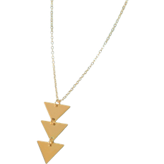 Smycken Shein Triangle Charm Long Necklace