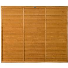 Forest Garden Traditional Overlap Dip Treated 5 Ft Fence Panel 1.83M H 183x152cm