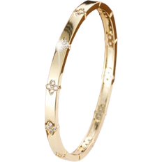 Shein 1pc Simple & Elegant Gold-plated Copper Fashion Bracelet For men women
