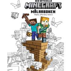 Böcker Minecraft : Den Officiella Målarboken : Skapa Utforska Relaxa