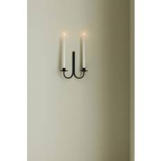 H&M Large Metal Sconce - Black Candle Holder