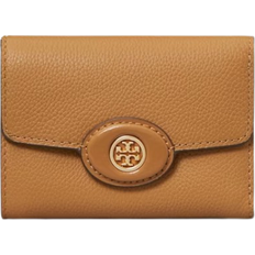 Tory Burch Small Robinson Pebbled Wallet - Tiramisu