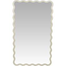 Lottie Wavy Neutral Wall Mirror 90x150cm