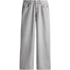 H&M Grey Wide Jeans - Grey