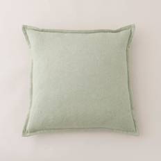 Dunelm Luna Oxford Edge Square Cushion Sage Complete Decoration Pillows Green (57x57cm)