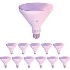 Lifx LED Lamps Lifx 150-Watt Equivalent PAR38 Multi-Color 9000K Wi-Fi LED Light Bulb Works 12-Pack