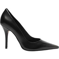 Arezzo Women's Emily High Stiletto Pumps Black Leather Black Leather
