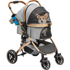 Balconera 3-In-1 Foldable Pet Stroller 101cm H x 59cm W x 80cm D 59x101cm