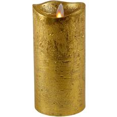 Guld LED-ljus Interstil Blockljus LED Guld Stor LED-ljus 15cm
