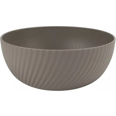 Mainstays Plastic 38oz Cereal Bowls Round Textured BPA Free Beige Bowl 6.75" 4pcs