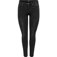 Only Wauw Life Mid Jeans - Black