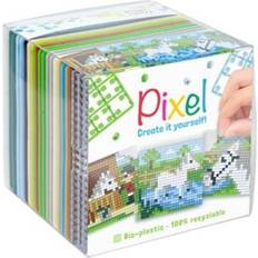 Pixelhobby Gavesæt Til 3 Firkantede Plader