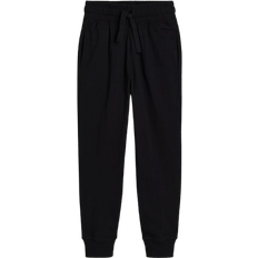 H&M Svart Trikåjoggers bomull