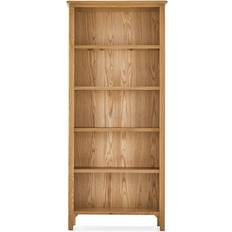 Lark Manor Chipman Oak Slim Bookcase 180 cm H x 80 cm W x 28 cm D Book Shelf 180cm