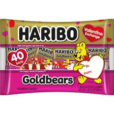 Haribo Confectionery & Cookies Haribo Valentine's Goldbears Wild Berry Bag 16oz 4oz 40pcs