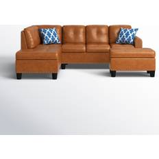 Three Posts Multi Color Sectional Alger 97" Wide Left Hand Facing Sofa 97" 2pcs 3 Seater