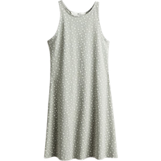 H&M Girls Green Sleeveless jersey dress 12-14Y