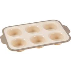 Muffinsplater på salg Dorre Cookie Muffinsform 6 Stk Beige Muffinsplate 37x22.5 cm